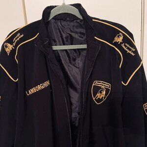 Lamborghini Jacket, fabric, Black, Size, XL, XXL